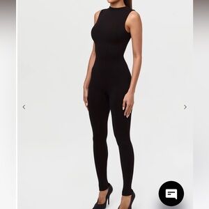 Naked Wardrobe Black Fitted Jumpsuit s